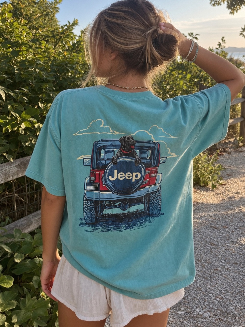Graphic Jeep 100% cotton Tee Shirt